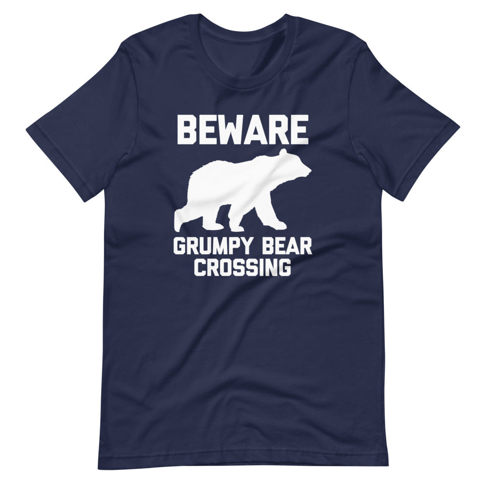 Beware: Grumpy Bear Crossing T-Shirt (Unisex) Hoodie, Sweatshirt | CiraTrend.com (Image 3)