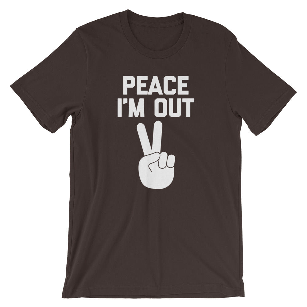 Peace I'm Out T-Shirt (Unisex) Hoodie, Sweatshirt | CiraTrend.com (Image 3)