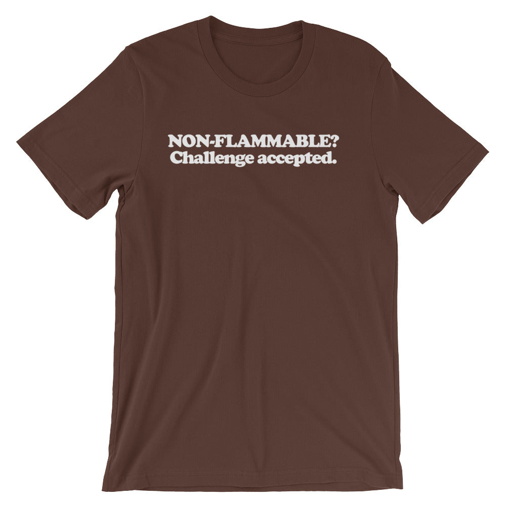 Non Flammable? Challenge Accepted T-Shirt (Unisex) Hoodie, Sweatshirt | CiraTrend.com (Image 3)