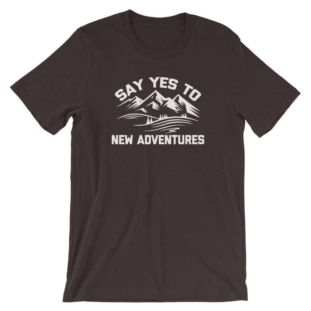 Say Yes To New Adventures T-Shirt (Unisex) Hoodie, Sweatshirt | CiraTrend.com (Image 3)