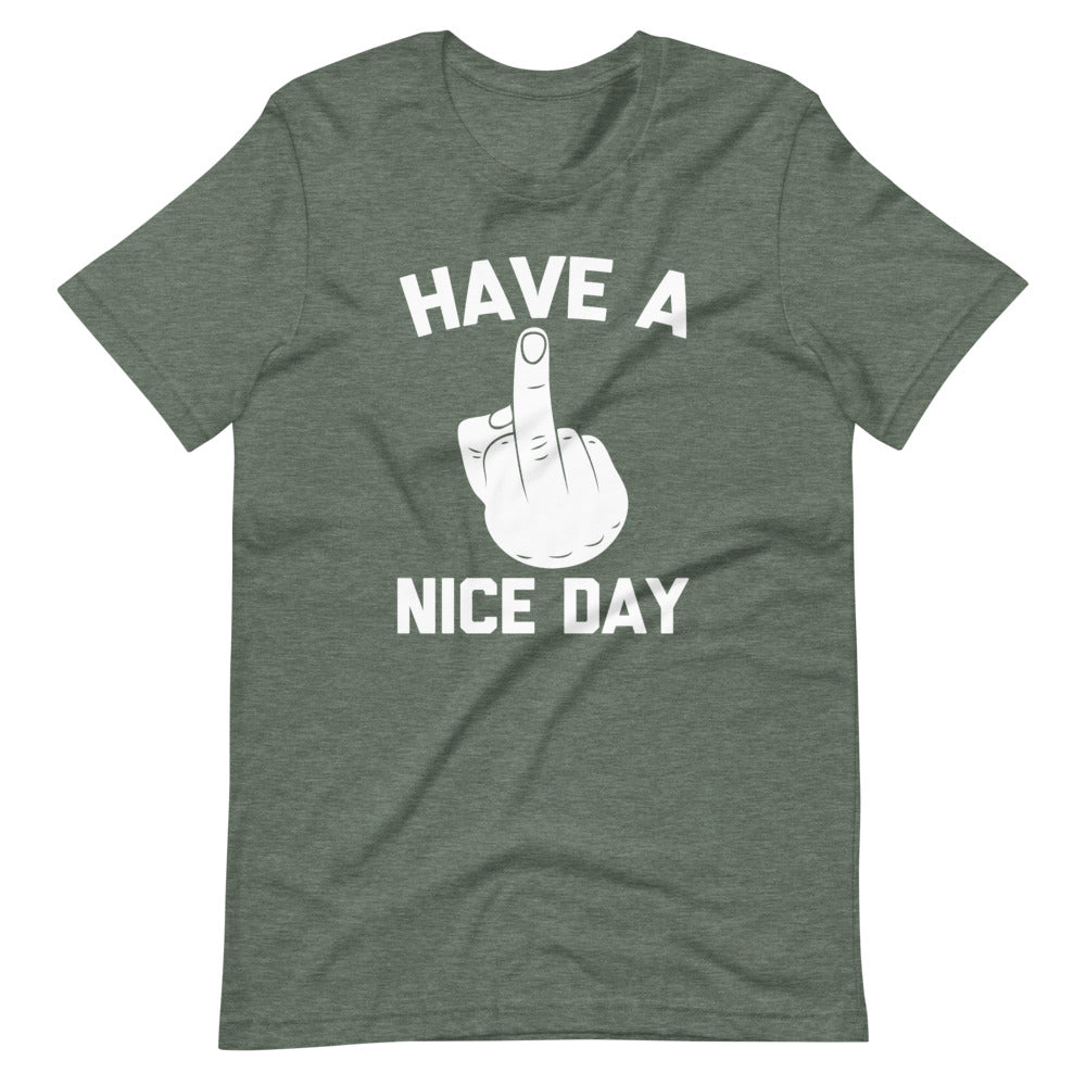 Have A Nice Day (Middle Finger) T-Shirt (Unisex) Hoodie, Sweatshirt | CiraTrend.com (Image 5)