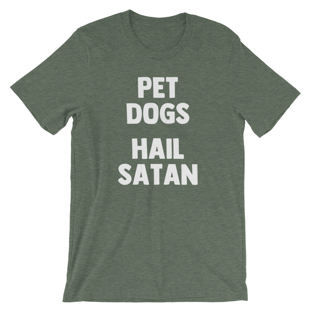 Pet Dogs, Hail Satan T-Shirt (Unisex) Hoodie, Sweatshirt | CiraTrend.com (Image 5)