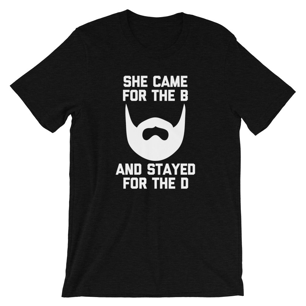 She Came For The B And Stayed For The D T-Shirt (Unisex) Hoodie, Sweatshirt | CiraTrend.com (Image 3)