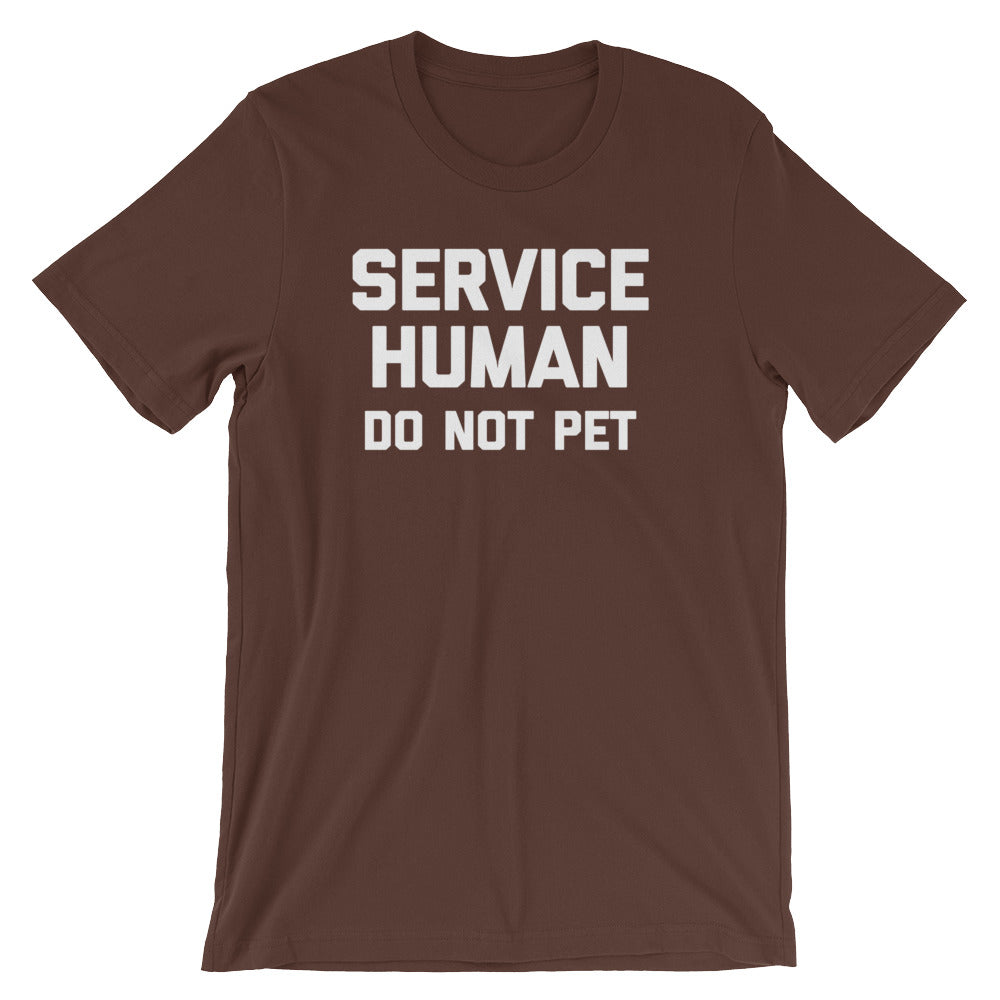 Service Human (Do Not Pet) T-Shirt (Unisex) Hoodie, Sweatshirt | CiraTrend.com (Image 3)