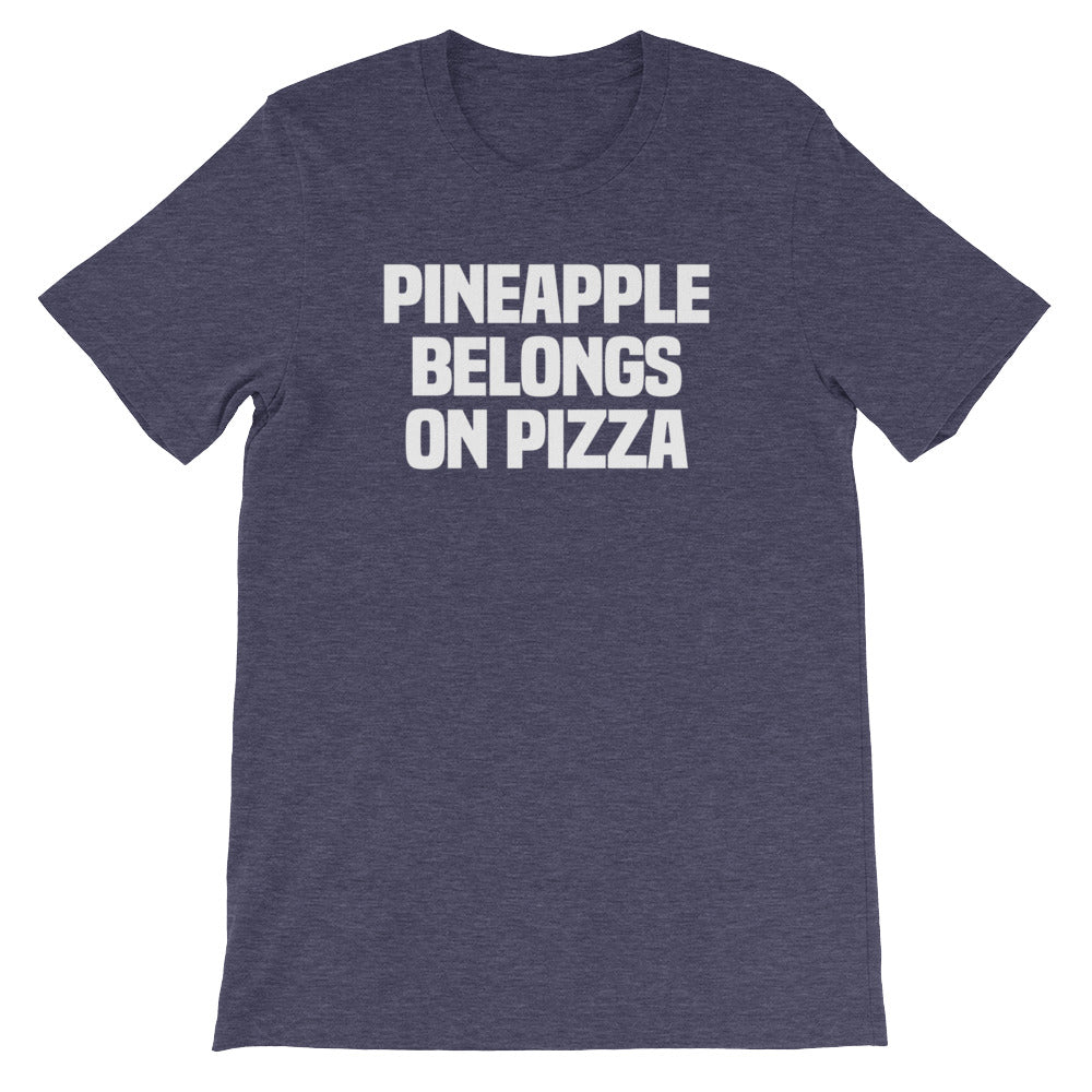 Pineapple Belongs On Pizza T-Shirt (Unisex) Hoodie, Sweatshirt | CiraTrend.com (Image 5)
