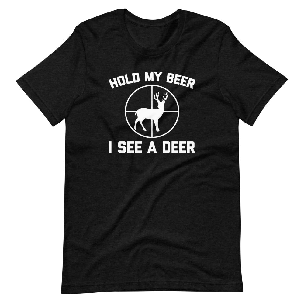 Hold My Beer, I See A Deer T-Shirt (Unisex) Hoodie, Sweatshirt | CiraTrend.com (Image 3)