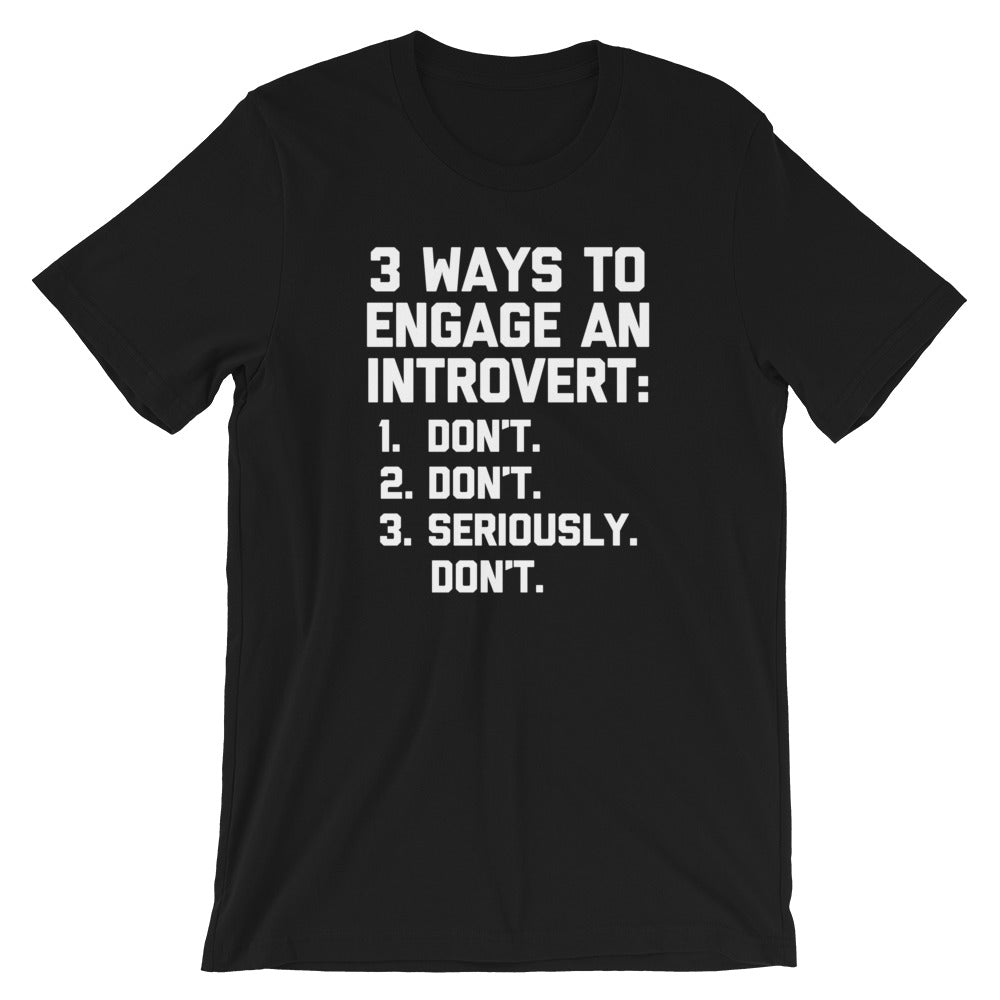 3 Ways To Engage An Introvert T-Shirt (Unisex) Hoodie, Sweatshirt | CiraTrend.com (Image 2)
