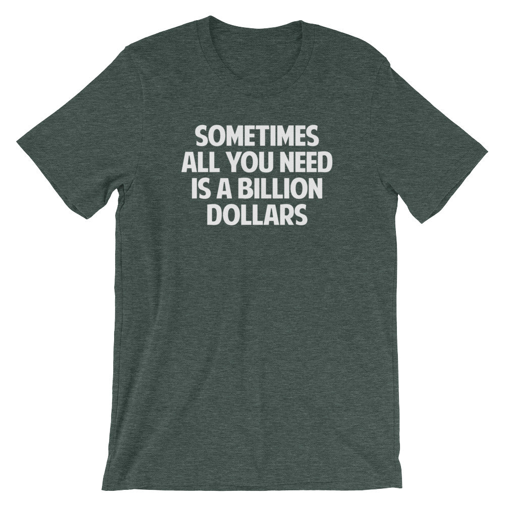 Sometimes All You Need Is Billion Dollars () T-Shirts, Hoodie, Sweatshirt