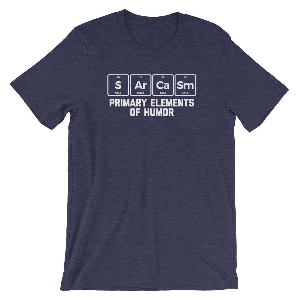 Sarcasm: Primary Elements Of Humor T-Shirt (Unisex) Hoodie, Sweatshirt | CiraTrend.com (Image 1)
