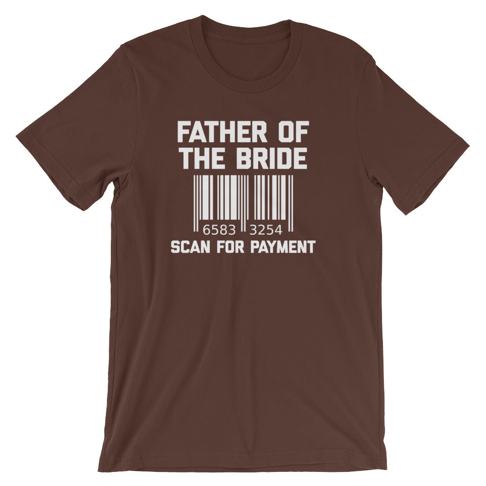 Father Of The Bride (Scan For Payment) T-Shirt (Unisex) Hoodie, Sweatshirt | CiraTrend.com (Image 5)