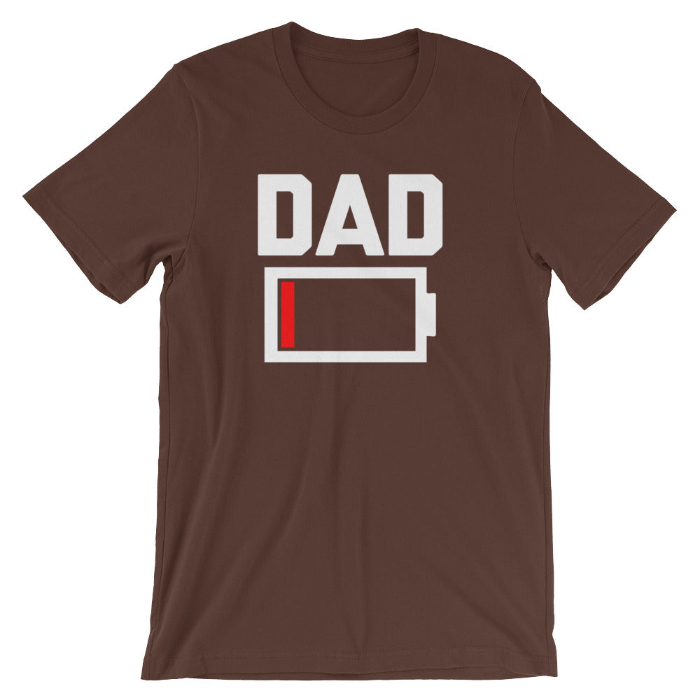 Dad Low Battery T-Shirt (Unisex) Hoodie, Sweatshirt | CiraTrend.com (Image 2)