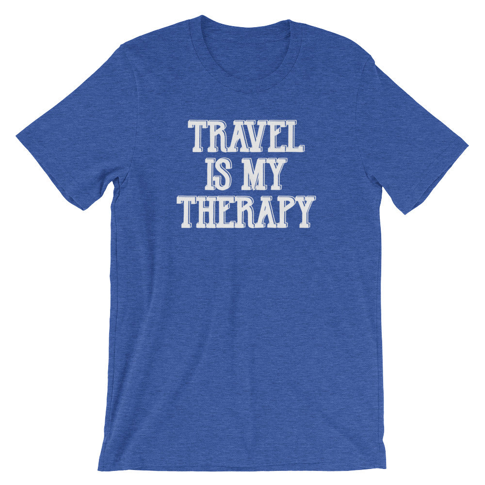 Travel Is My Therapy T-Shirt (Unisex) Hoodie, Sweatshirt | CiraTrend.com (Image 1)