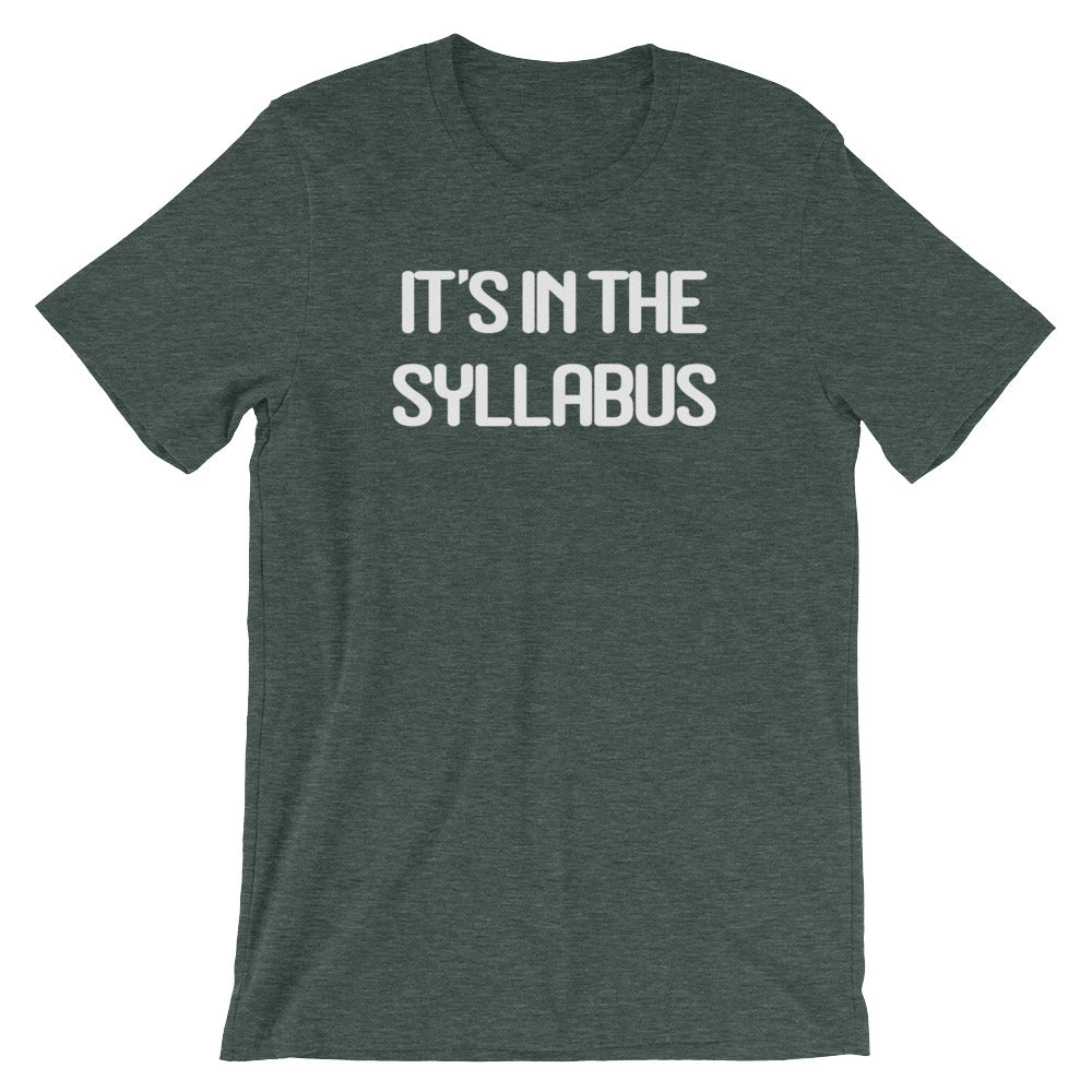 'S Syllabus () T-Shirts, Hoodie, Sweatshirt