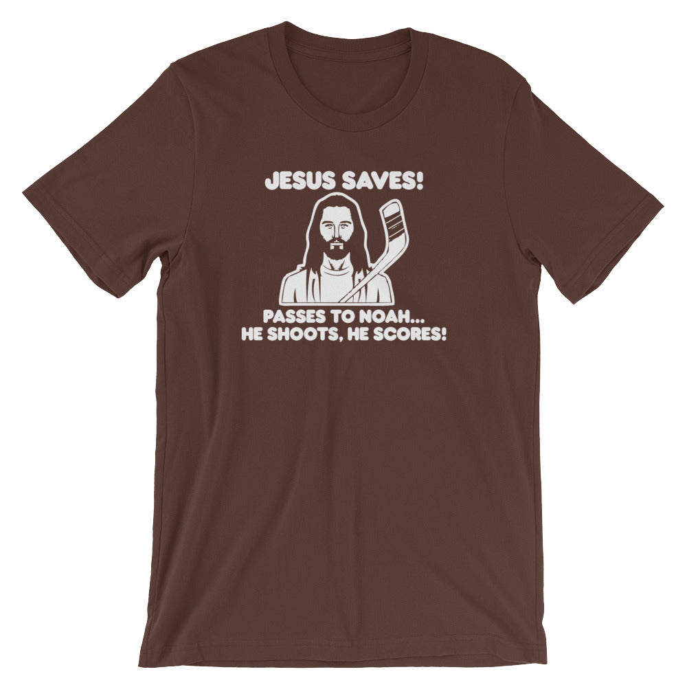 Jesus Saves Hockey T-Shirt (Unisex) Hoodie, Sweatshirt | CiraTrend.com (Image 5)