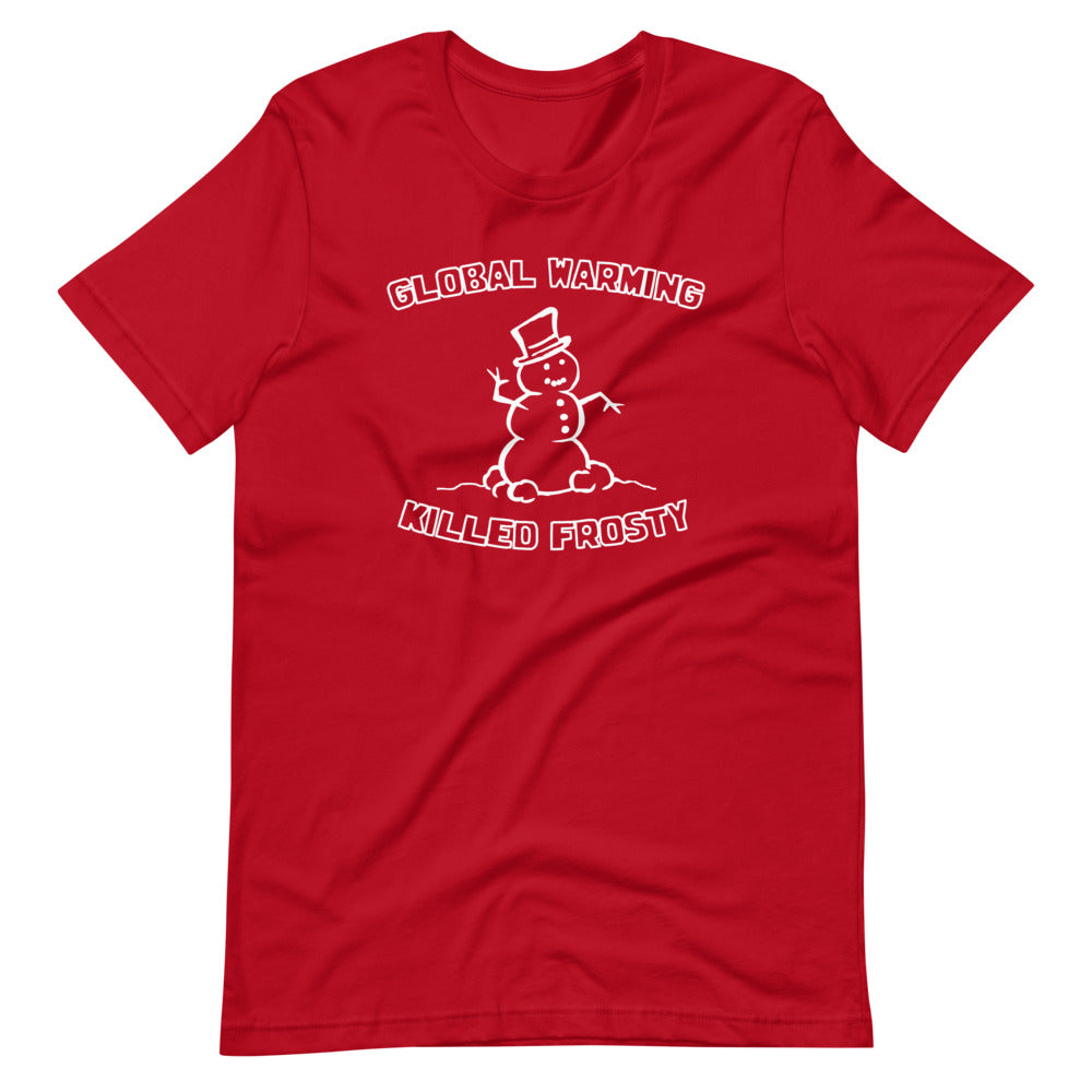 Global Warming Killed Frosty T-Shirt (Unisex) Hoodie, Sweatshirt | CiraTrend.com (Image 1)