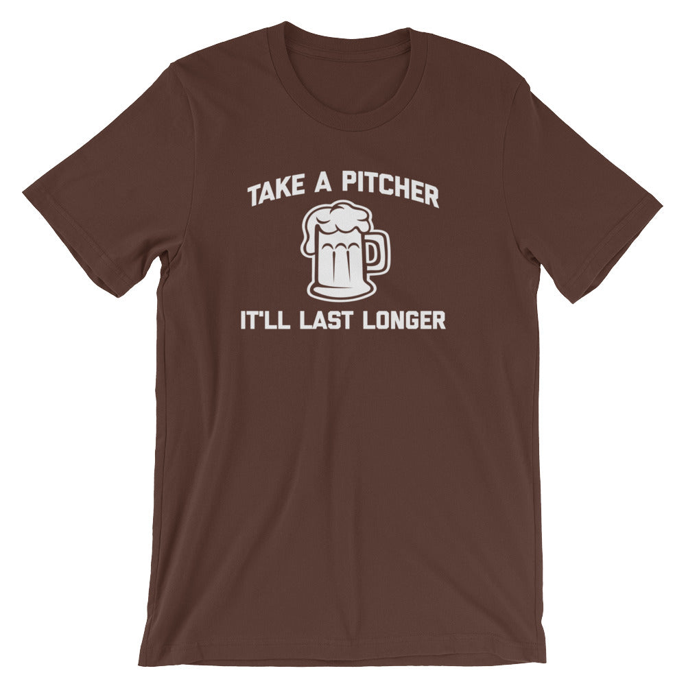 Take A Pitcher, It'll Last Longer T-Shirt (Unisex) Hoodie, Sweatshirt | CiraTrend.com (Image 4)
