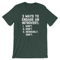 3 Ways To Engage An Introvert T-Shirt (Unisex) Hoodie, Sweatshirt | CiraTrend.com (Image 1)