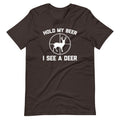 Hold My Beer, I See A Deer T-Shirt (Unisex) Hoodie, Sweatshirt | CiraTrend.com (Image 1)