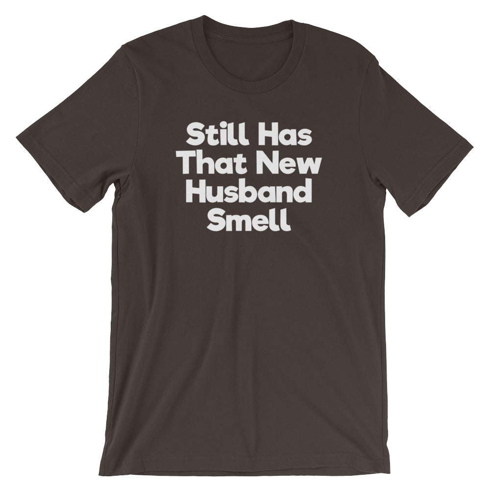 Still Has That New Husband Smell T-Shirt (Unisex) Hoodie, Sweatshirt | CiraTrend.com (Image 4)
