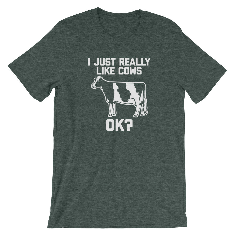 I Just Really Like Cows OK? T-Shirt Hoodie, Sweatshirt | CiraTrend.com (Image 5)
