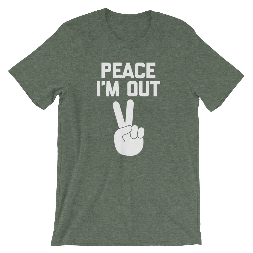 Peace I'm Out T-Shirt (Unisex) Hoodie, Sweatshirt | CiraTrend.com (Image 5)