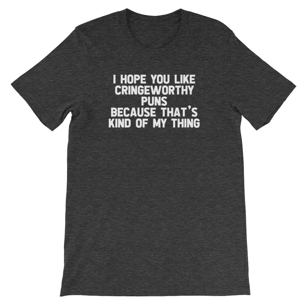 I Hope You Like Cringeworthy Puns Because That's Kind Of My Thing T-Shirt (Unisex) Hoodie, Sweatshirt (Image 2)