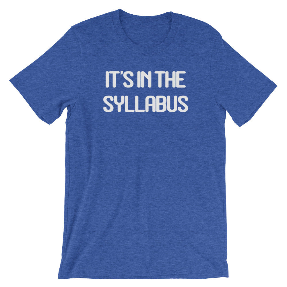'S Syllabus () T-Shirts, Hoodie, Sweatshirt