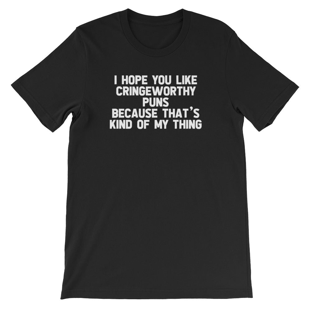 I Hope You Like Cringeworthy Puns Because That's Kind Of My Thing T-Shirt (Unisex) Hoodie, Sweatshirt (Image 3)
