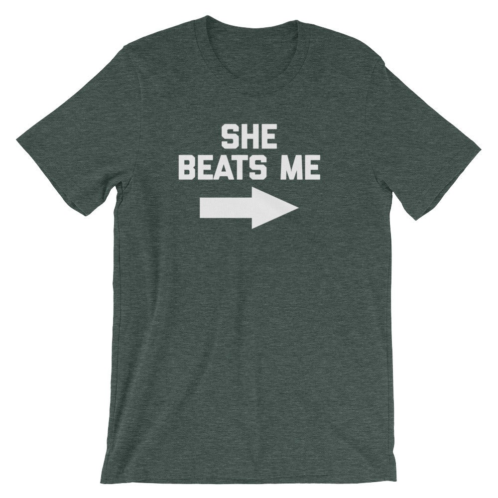 She Beats Me T-Shirt (Unisex) Hoodie, Sweatshirt | CiraTrend.com (Image 5)