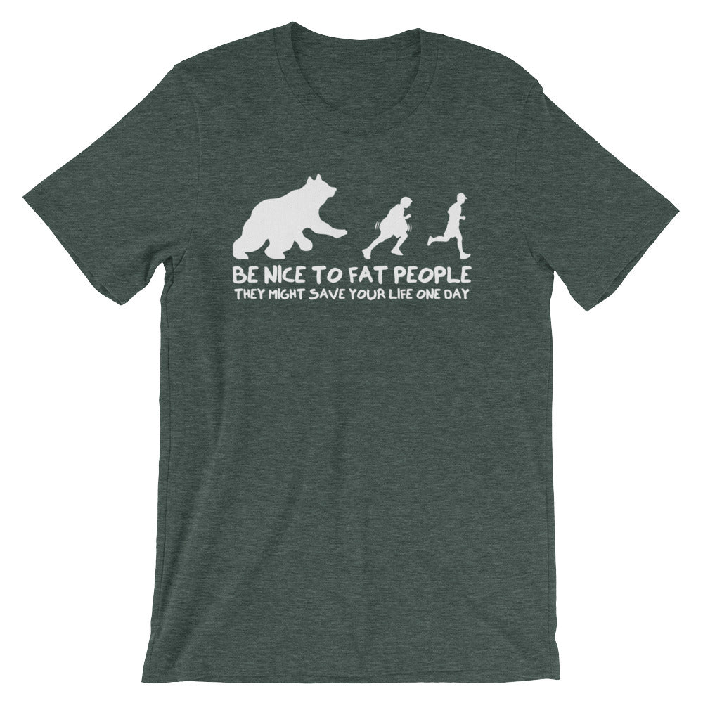 Be Nice Fat People () T-Shirts, Hoodie, Sweatshirt