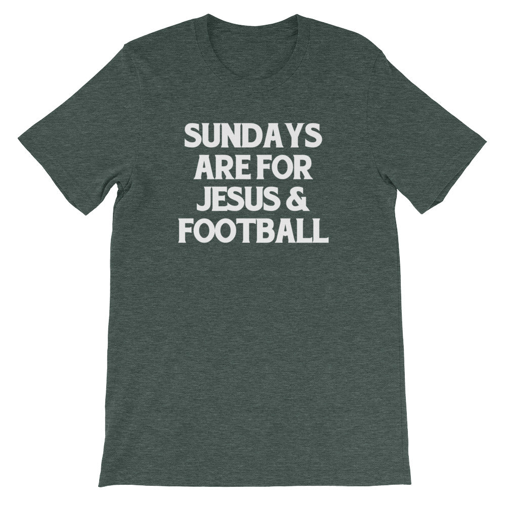 Sundays Are For Jesus & Football T-Shirt (Unisex) Hoodie, Sweatshirt | CiraTrend.com (Image 4)