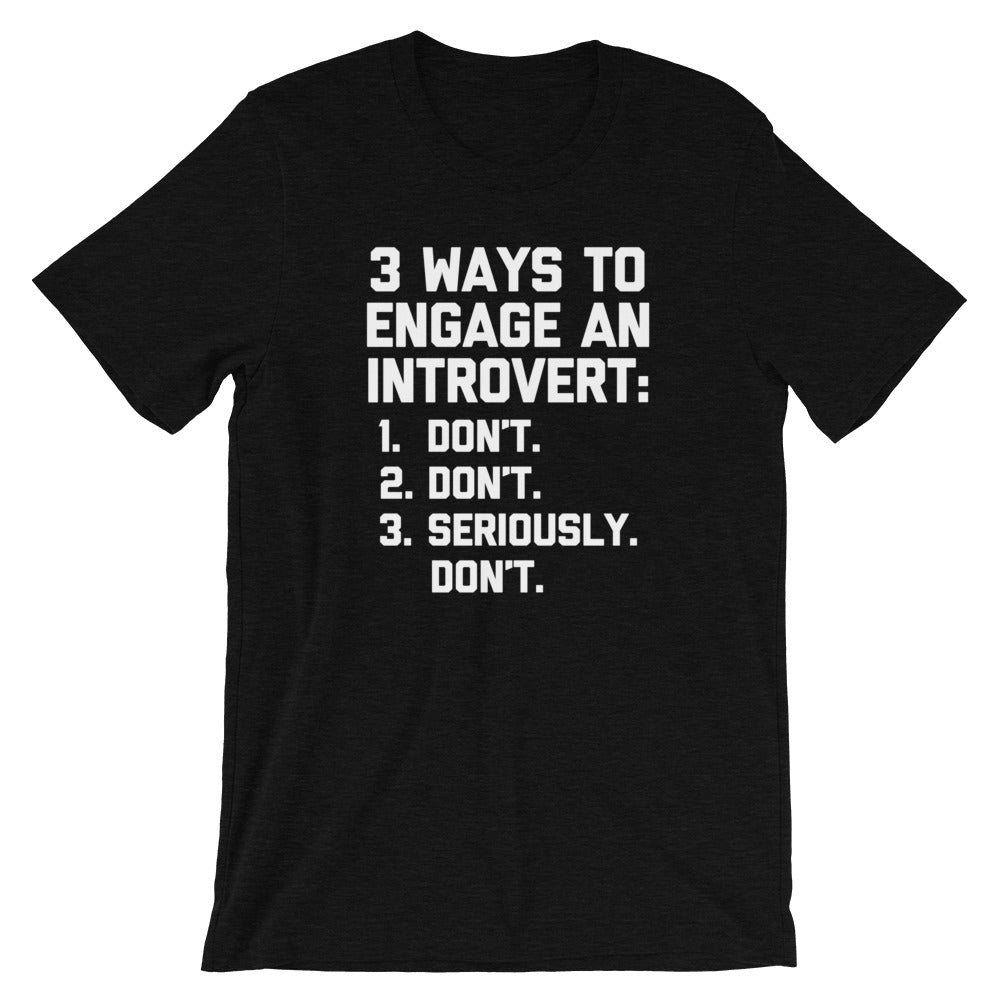 3 Ways To Engage An Introvert T-Shirt (Unisex) Hoodie, Sweatshirt | CiraTrend.com (Image 4)