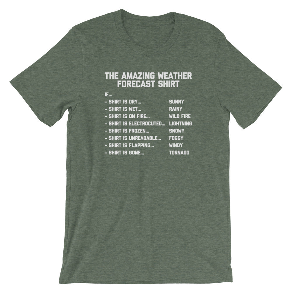 The Amazing Weather Forecast T-Shirt (Unisex) Hoodie, Sweatshirt | CiraTrend.com (Image 5)