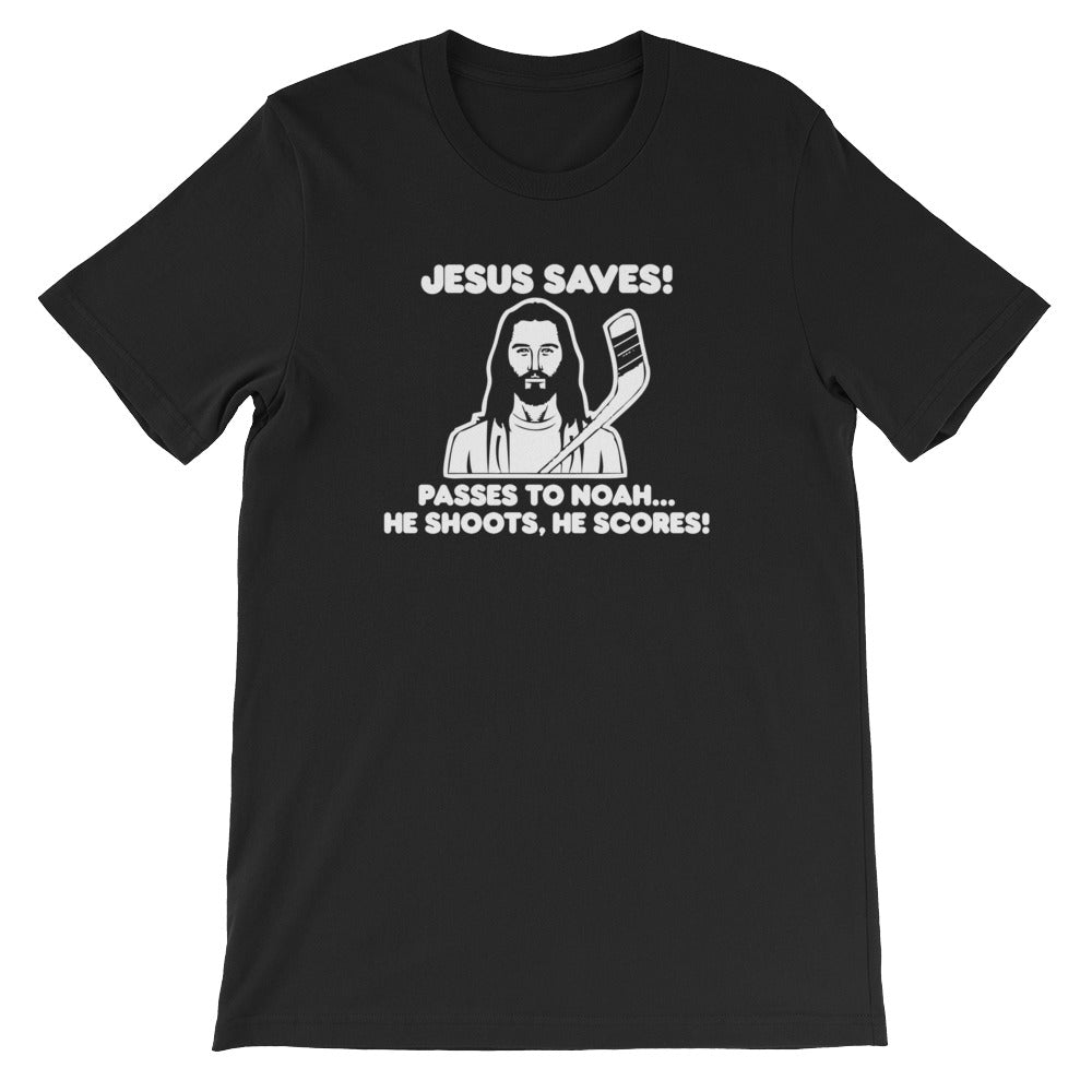 Jesus Saves Hockey T-Shirt (Unisex) Hoodie, Sweatshirt | CiraTrend.com (Image 2)
