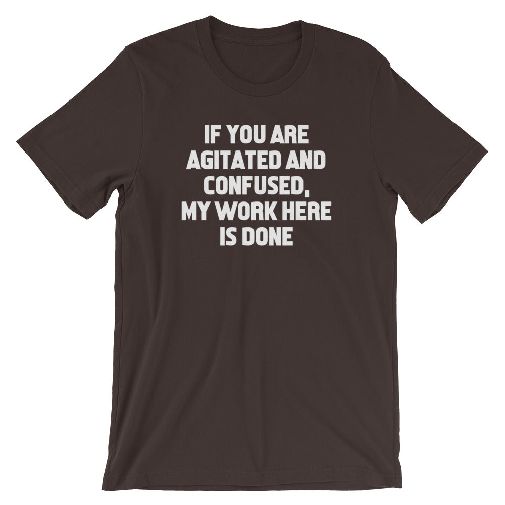 If You Are Agitated & Confused, My Work Here Is Done T-Shirt (Unisex) Hoodie, Sweatshirt | CiraTrend.com (Image 3)