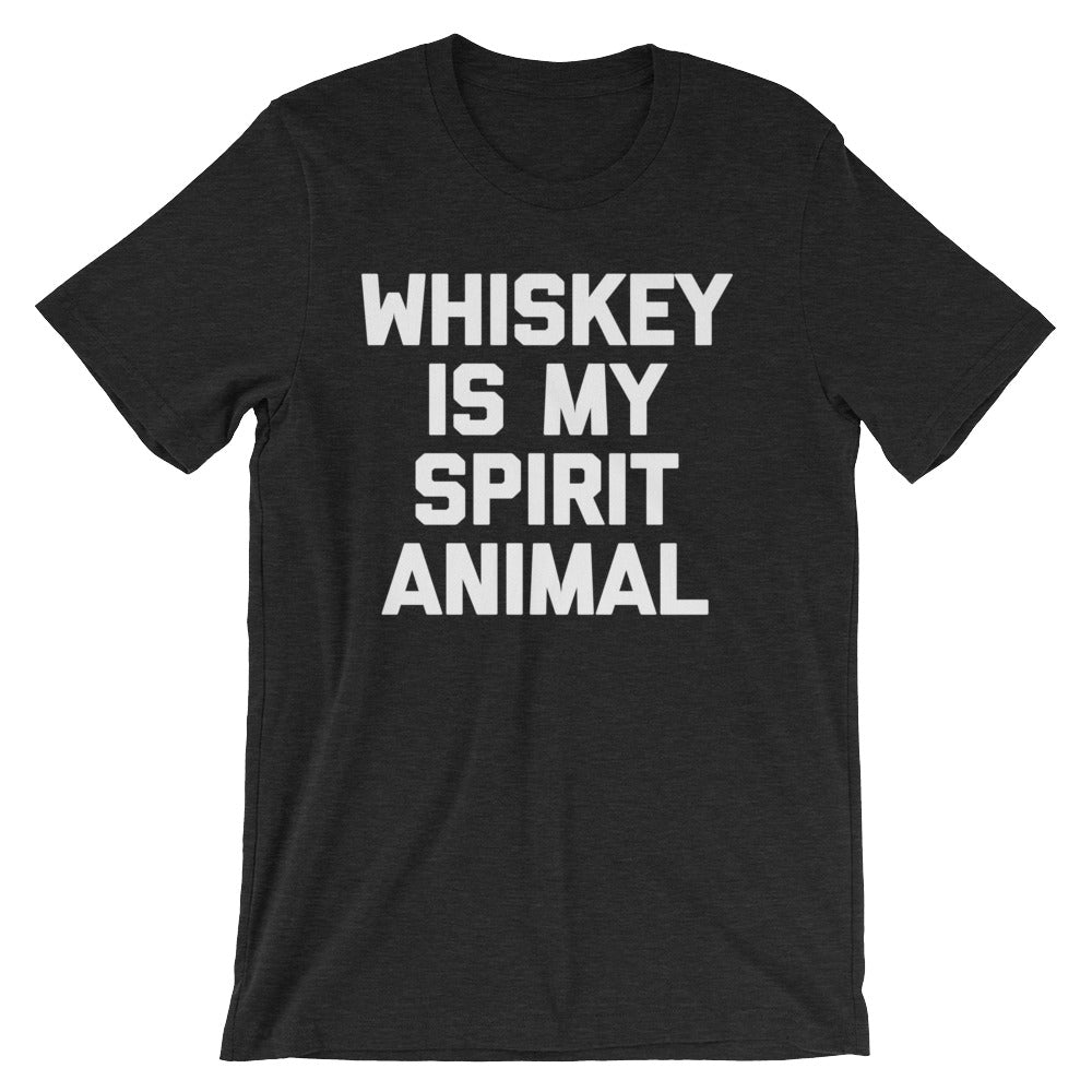 Whiskey Is My Spirit Animal T-Shirt (Unisex) Hoodie, Sweatshirt | CiraTrend.com (Image 1)