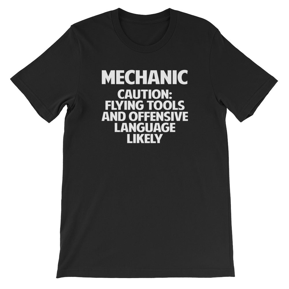 Mechanic (Caution: Flying Tools & Offensive Language Likely) T-Shirt (Unisex) Hoodie, Sweatshirt | CiraTrend.com (Image 2)