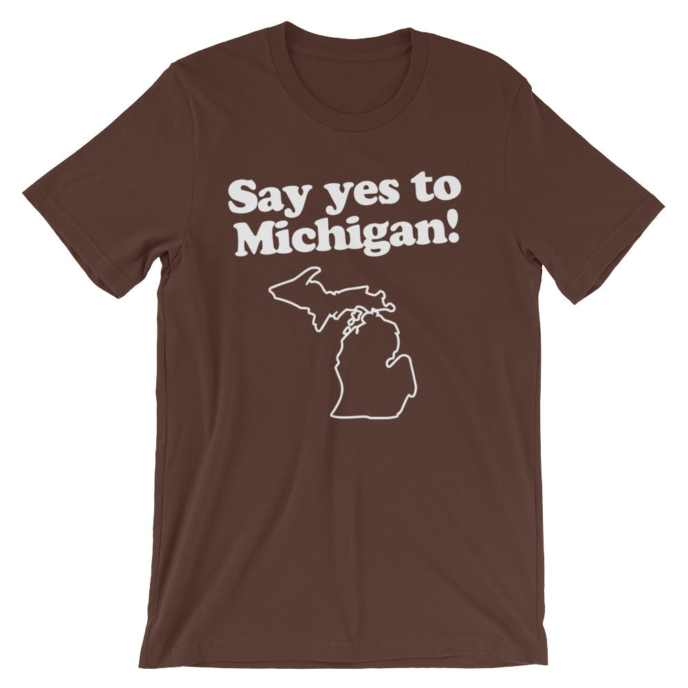 Say Yes Michigan () T-Shirts, Hoodie, Sweatshirt
