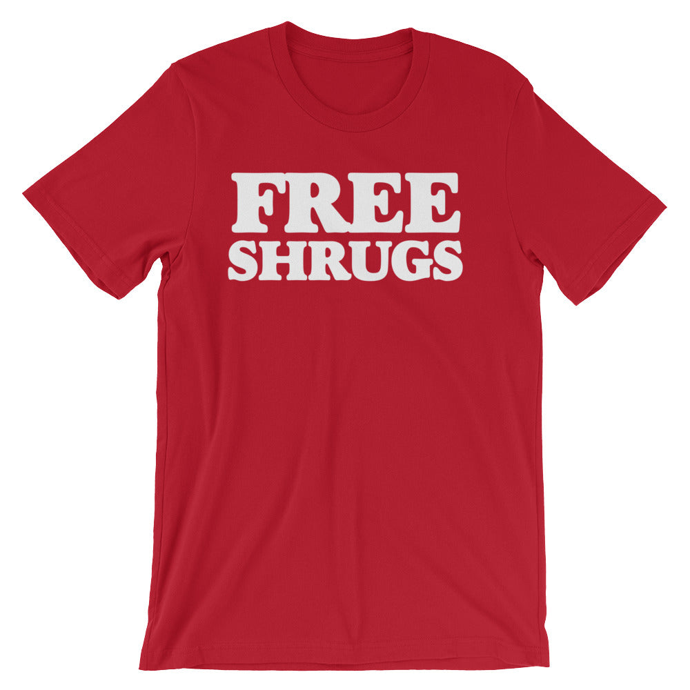 Free Shrugs T-Shirt (Unisex) Hoodie, Sweatshirt | CiraTrend.com (Image 1)
