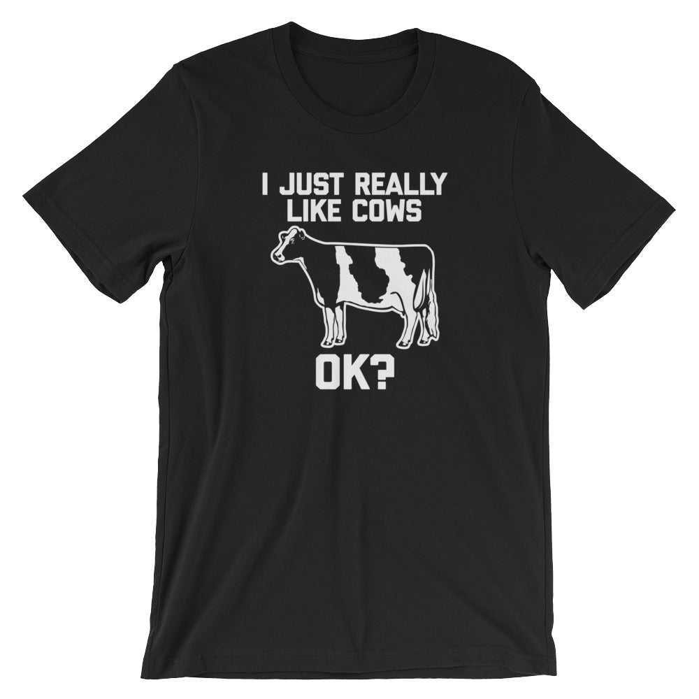 I Just Really Like Cows OK? T-Shirt Hoodie, Sweatshirt | CiraTrend.com (Image 2)