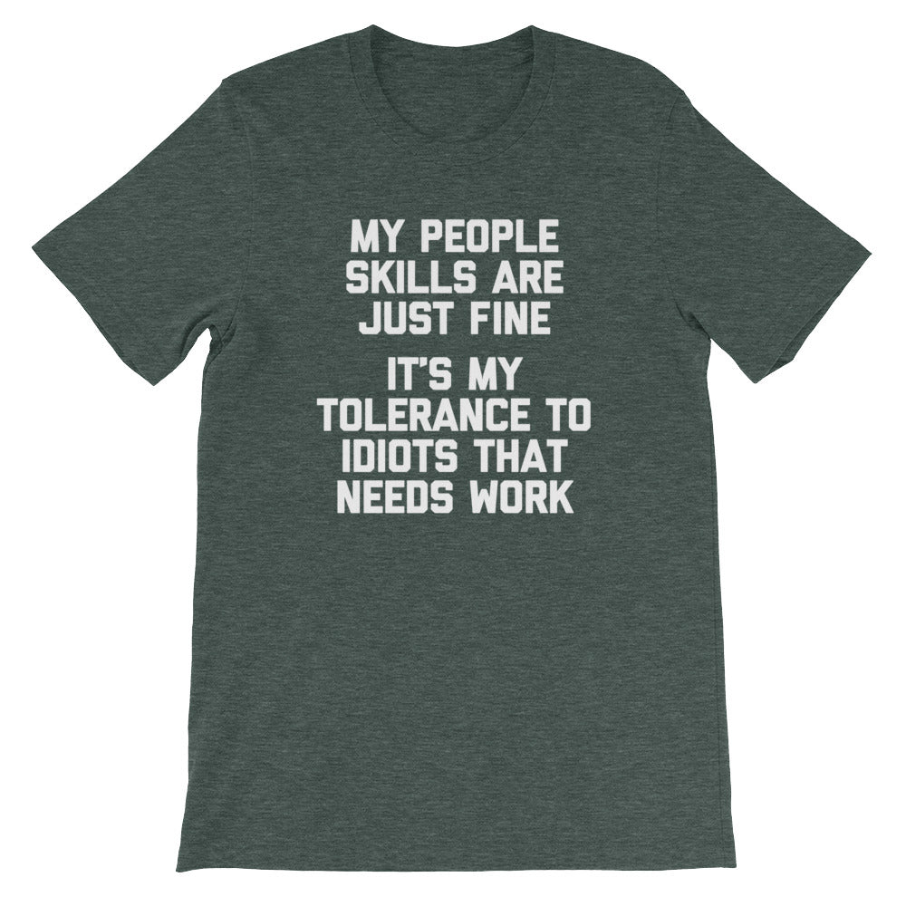 My Tolerance To Idiots T-Shirt (Unisex) Hoodie, Sweatshirt | CiraTrend.com (Image 5)