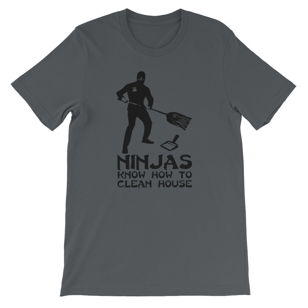 Ninjas Know How To Clean House T-Shirt (Unisex) Hoodie, Sweatshirt | CiraTrend.com (Image 5)