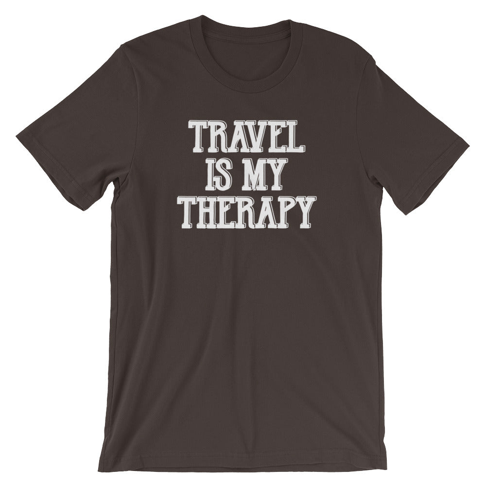 Travel Is My Therapy T-Shirt (Unisex) Hoodie, Sweatshirt | CiraTrend.com (Image 3)