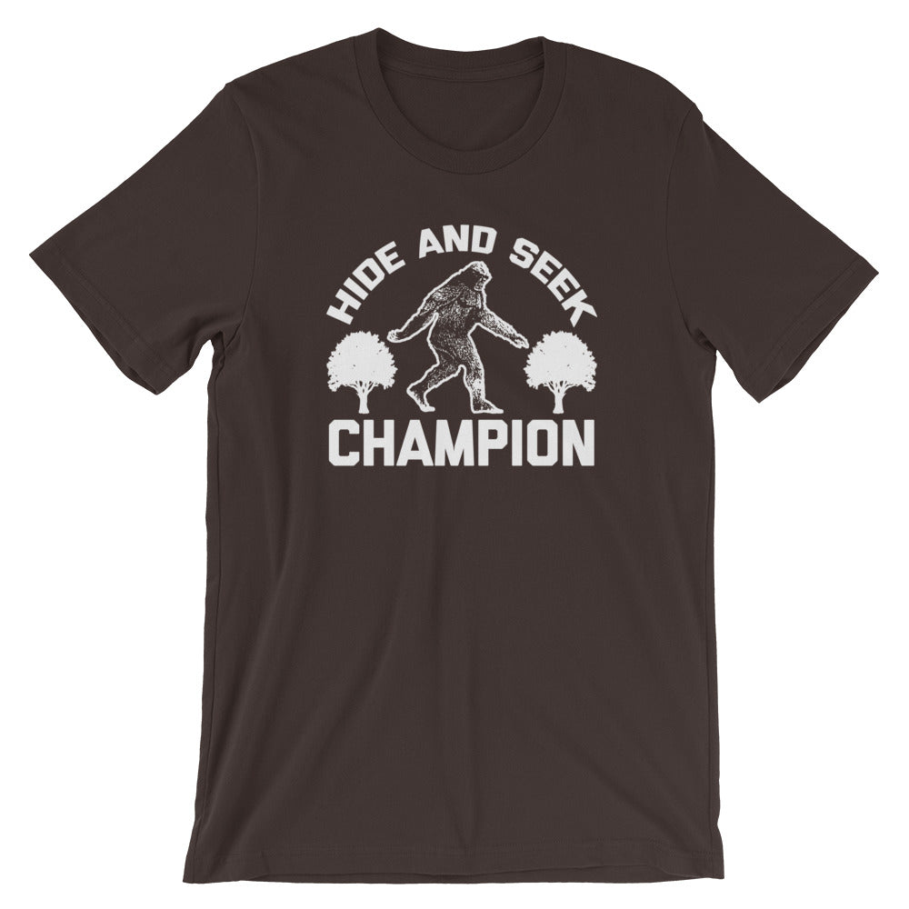 Hide & Seek Champion Bigfoot T-Shirt (Unisex) Hoodie, Sweatshirt | CiraTrend.com (Image 1)