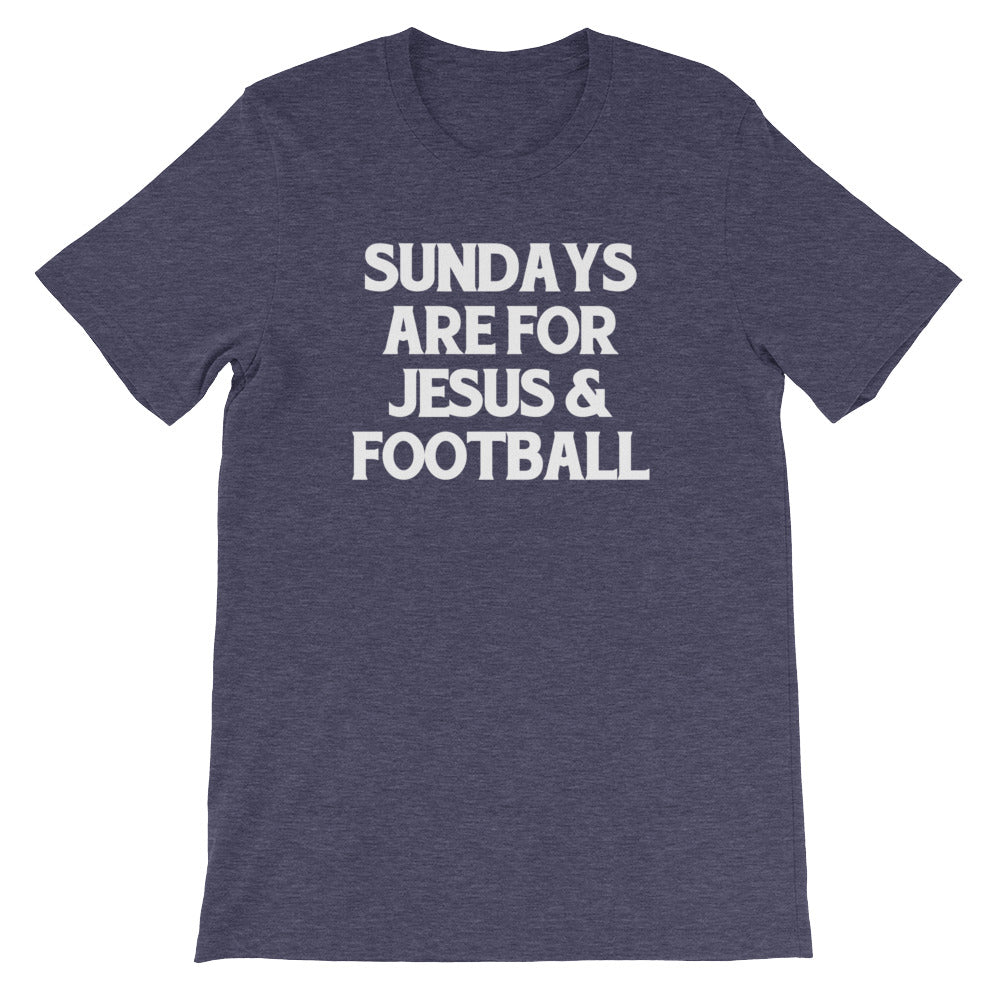 Sundays Are For Jesus & Football T-Shirt (Unisex) Hoodie, Sweatshirt | CiraTrend.com (Image 5)