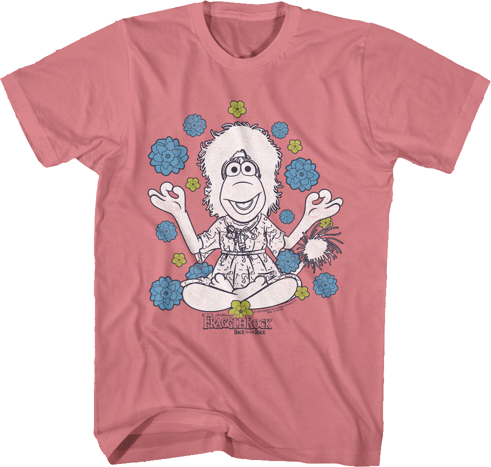 Mokey Meditation Flowers Fraggle Rock T-Shirt Hoodie, Sweatshirt | CiraTrend.com (Image 1)