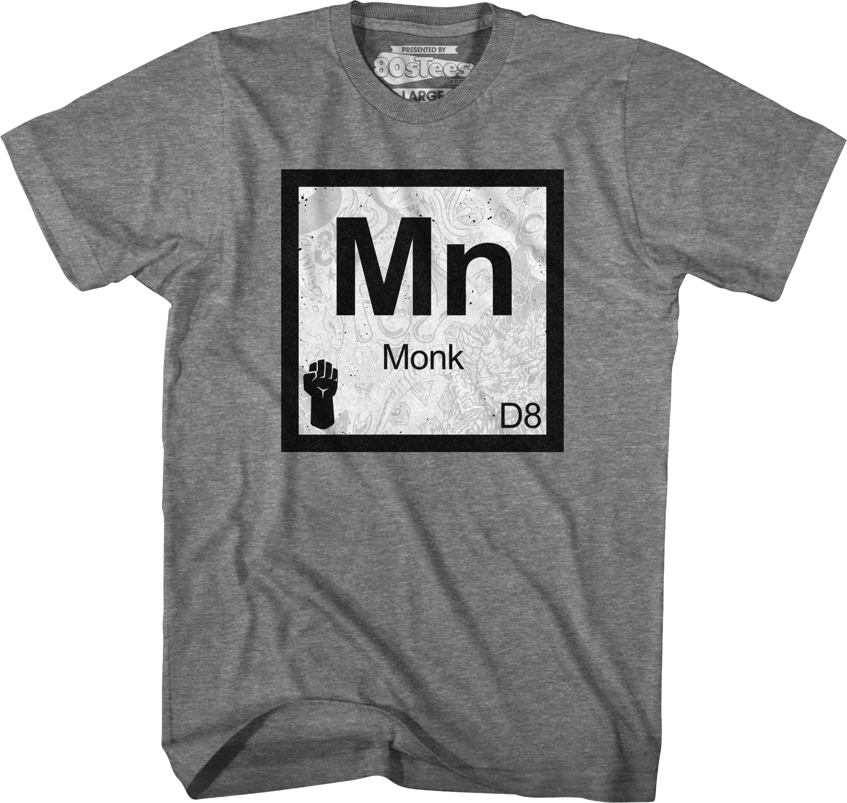 Monk Element Symbol Dungeons & Dragons T-Shirt Hoodie, Sweatshirt | CiraTrend.com (Image 1)