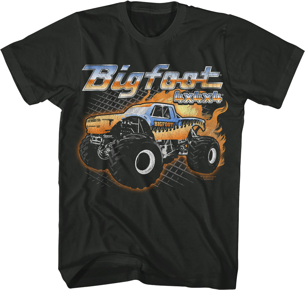 Truck Fire Bigfoot T-Shirts, Hoodie, Sweatshirt