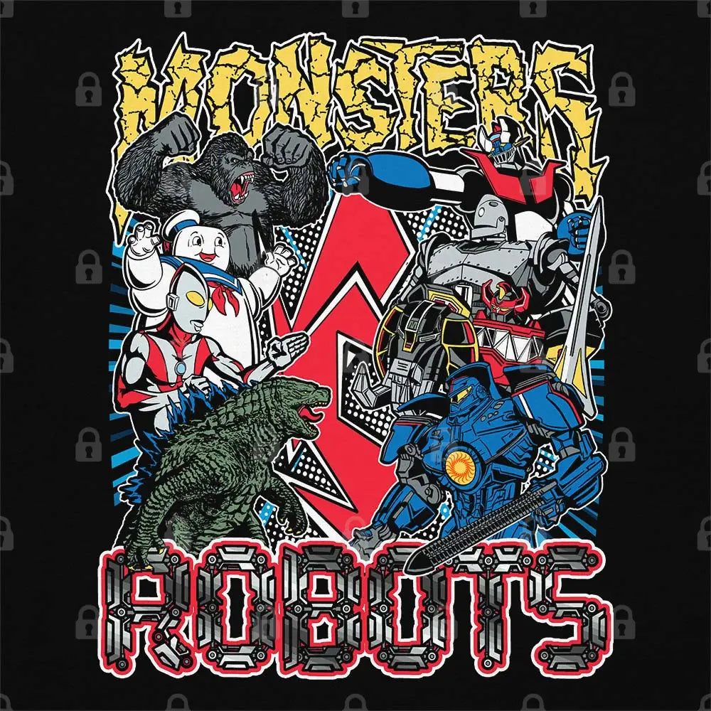 Monsters vs Robots T-Shirt Hoodie, Sweatshirt | CiraTrend.com (Image 1)