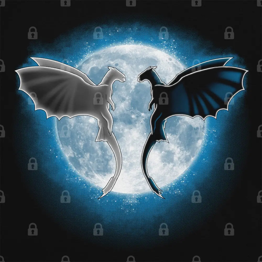 Moon Dragons T-Shirt Hoodie, Sweatshirt | CiraTrend.com (Image 1)